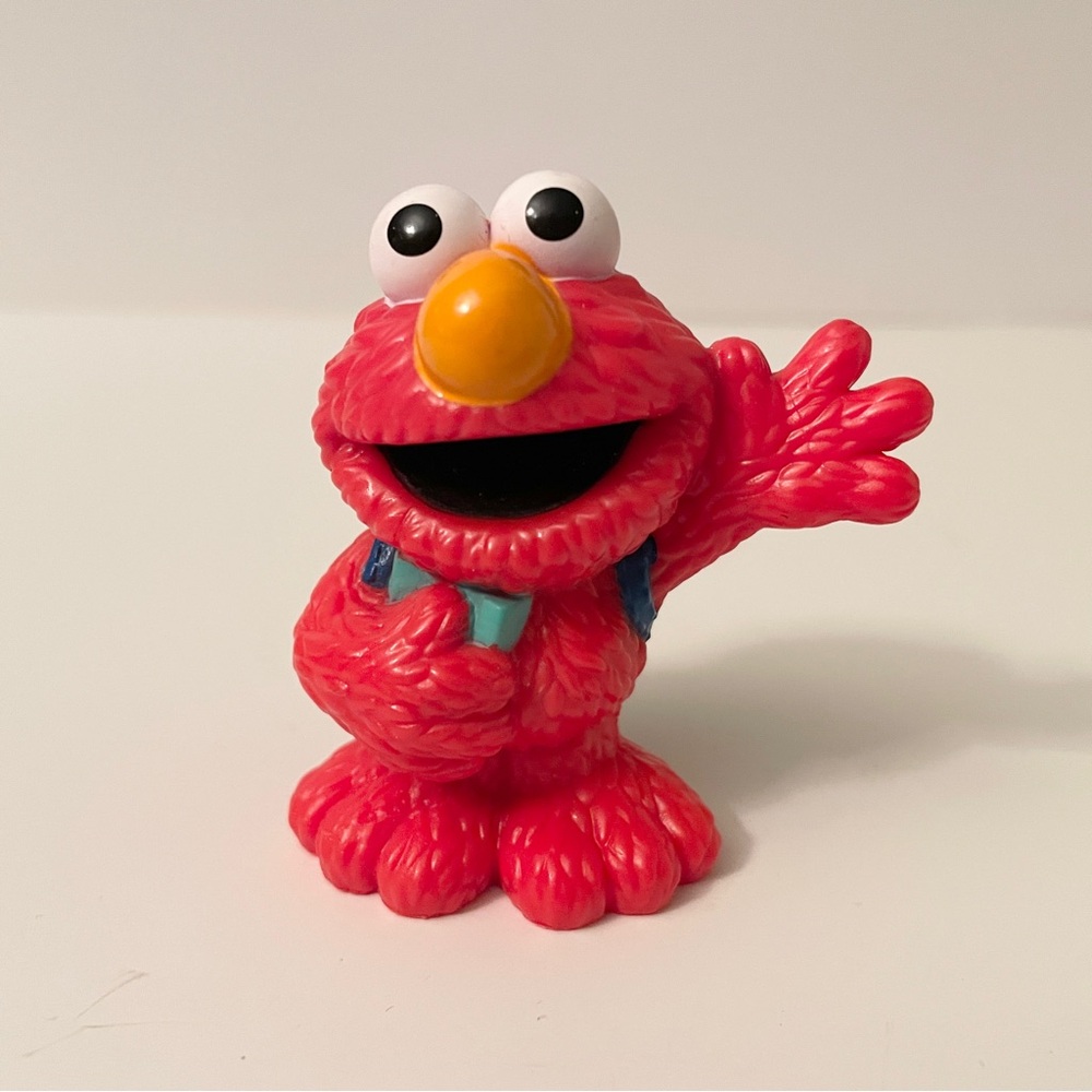 Sesame Street Elmo Figure Blue Backpack 2010 Hasbro
